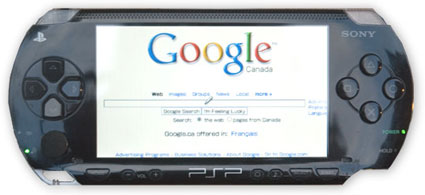 psp with browser